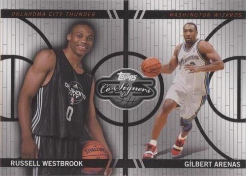 2008-09 Topps Co-Signers - Russell Westbrook/Gilbert Arenas #CF-4-44