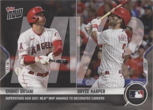 Shohei Ohtani - 2021 MLB TOPPS NOW Card OS-40 AL MVP AWARD