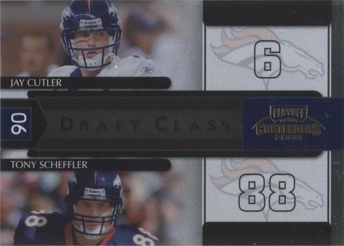 2006 Playoff Contenders Jay Cutler Tony Scheffler #DC-11