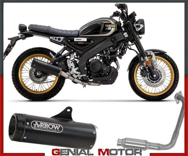 Echappement Complet Kat Arrow Rebel Rbn Acier Noir Yamaha Xsr 125 2022 > 2023