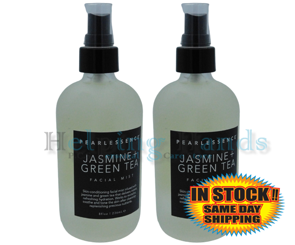 Facial Mist. Pearlessence. | 2 Large Jasmine Green Tea Tone Facial Mist. Pearlessence. | 2 Large Jasmine Green Tea Tone