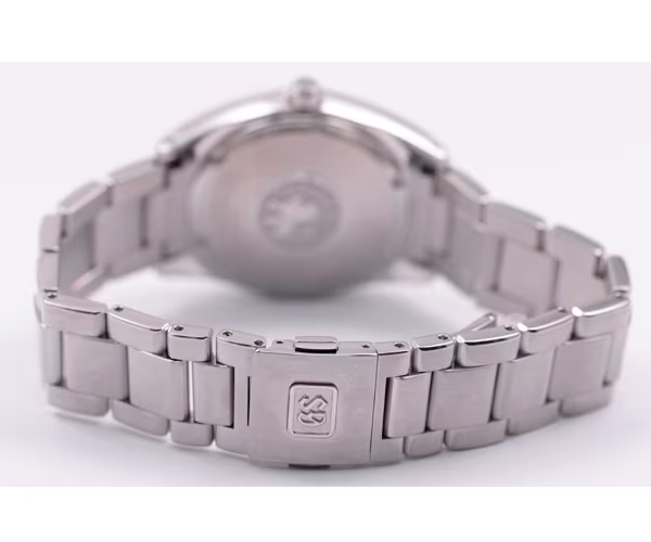 Pre-owned Grand Seiko Seiko Grand Heritage Collection Sbgx261 Black Quartz Stainless Steel Men's Watch
