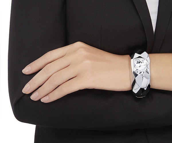 NIB ATELIER SWAROVSKI JEAN PAUL GAULTIER REVERSE CRYSTAL BANGLE BRACELET