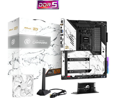 ASRock X670E TAICHI CARRARA AM5 Ryzen 7000 AMD X670 DDR5 SATA3 EATX Motherboard