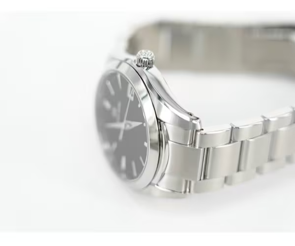 Pre-owned Grand Seiko Seiko Grand Heritage Collection Sbgx261 Black Quartz Stainless Steel Men's Watch