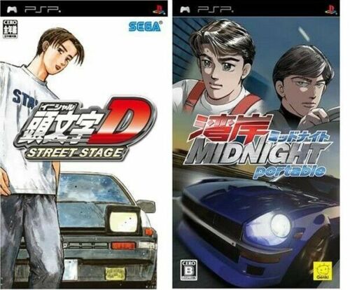 PSP Wangan Midnight + Initial D Street Stage set Japan PSP Wangan Midnight + Initial D Street Stage set Japan