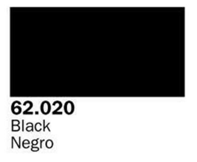 Vallejo Paint 60ml Bottle Black Premium