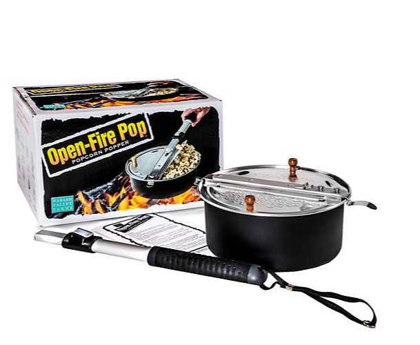 Wabash Valley Farms Open-Fire Outdoor Popcorn Popper Telesco