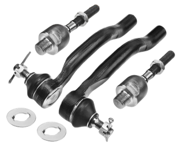 Front Inner Outer Tie Rod End Kit for Honda Accord 2008 2009 2010 2011 2012