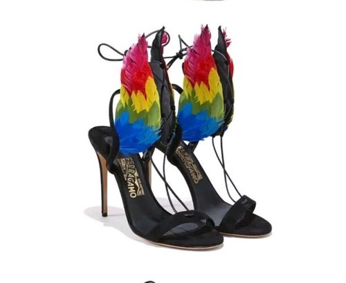 Salvatore Ferragamo 水色 スエード ハイヒール $_12.JPG?set_id=880000500F