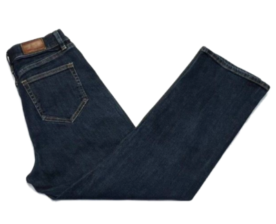 Lands End High Rise Straight Leg Jeans Womens 6P 27