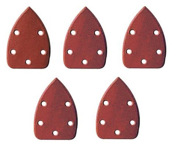 Set 5 Pezzi Carta Vetrata Abrasiva Per Levigatrice Grana 60 Goccia 105x180cm dfh