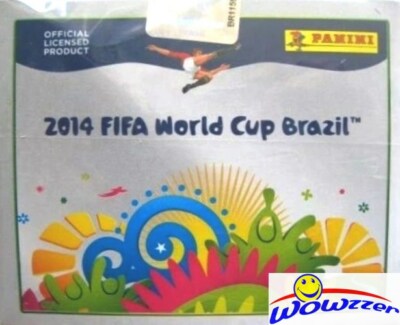 2014 Panini World Cup Brazil MASSIVE Sealed 100 Pack Sticker Box-500 Stickers!