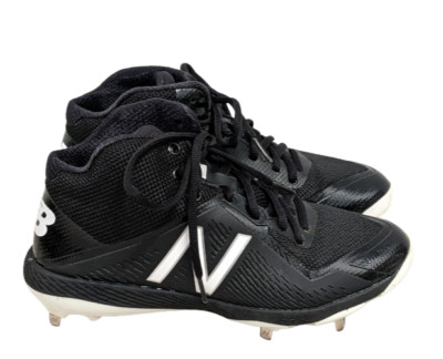New Balance Mens Size 7 2E Black Data Driven Platform Baseball Shoes M4040BK4