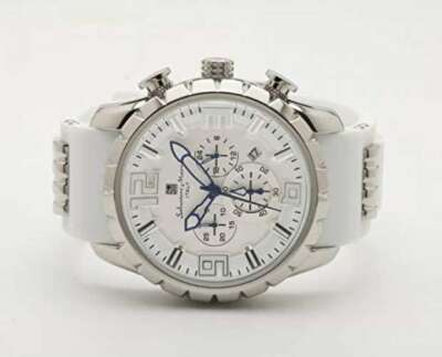 Pre-owned Salvatore Mara Watch Men's Made In Japan Quartz Italy Brand Analog Business