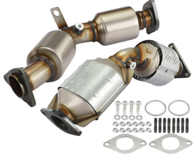 2-PC Catalytic Converter Kit for Infiniti Q50 G35 G37 QX50 Q60 M35 M37 QX70 Q70