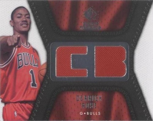 2008-09 SP Rookie Threads - Derrick Rose #RT-DR