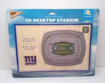 NFL New York Giants Stadium 3D Desktop Wood Sign 