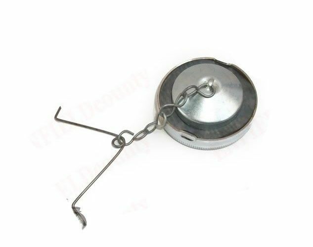 Fits Royal Enfield Bullet Early Model Petrol Cap Chrome Plated  With Chain  