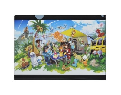 POKEMON GO 2nd Anniversary A4 Clear File - 2019 Pokemon Center Japan Exclusive