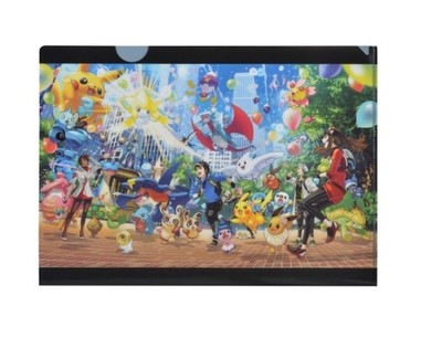POKEMON GO 3rd Anniversary A4 Clear File - 2019 Pokemon Center Japan Exclusive