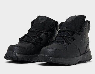 New Adorable Nike Manoa Little Boy's Boots Size: 13 c Black