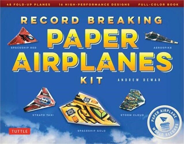 Record Breaking Paper Airplanes Kit: Make Paper Planes Based on