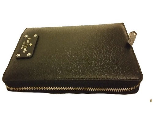 * NEW Agenda 2019 * KATE SPADE Black Leather Zip Organizer Planner $229