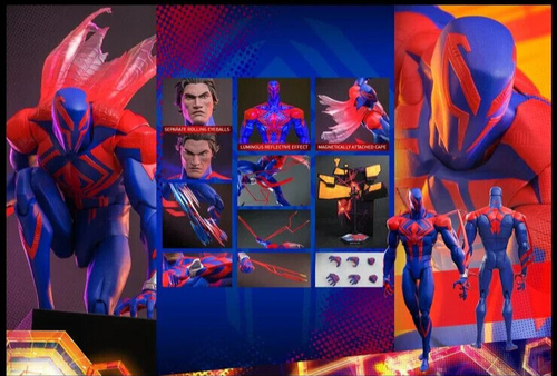 メル81351  🔥Hot Toys MMS711 Spider Man 2099 Spider-Man: Across the