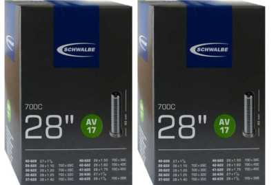 2 x Schwalbe Schlauch Nr. 17 AV 28