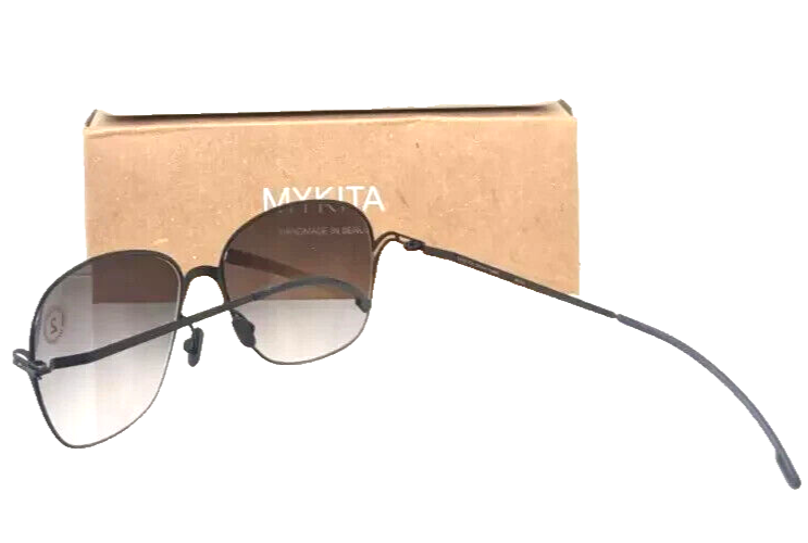 Pre-owned Mykita Tomke Col002 Black/grey Gradient Zeiss Lens Authentc Sunglasses 58-15 In Gray