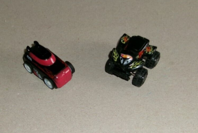 Mattel Hot Wheels Micro Mini Pull Back And Go Car Quad Bike