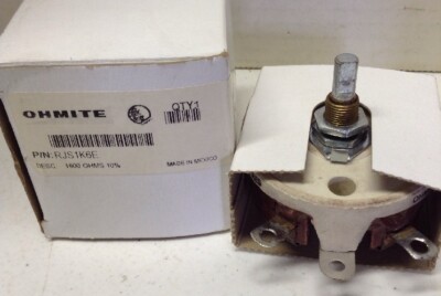 Ohmite,RJS1K6E,Ceramic Rheostat Potentiometer