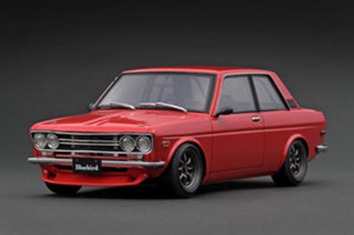 ミニカー Datsun Bluebird 510 ignition model IG3306 1/18 Datsun Bluebird 510 Red 14-inch