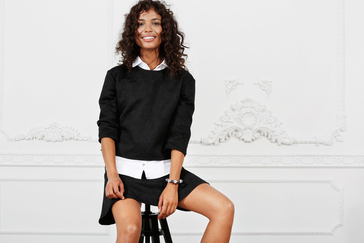 Women's Floral Embroidered Skirt Black XS-XL FREE SHIPPING!