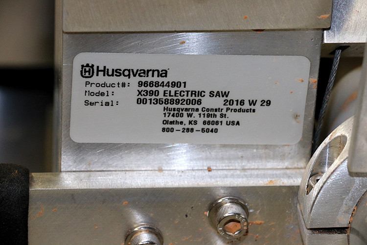 Used Husqvarna Soff-Cut X390 Electric Saw