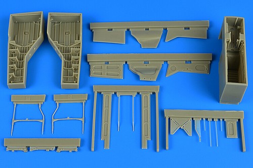 Aires 2215  1/32 T28 Trojan Wheel Bay For Kitty Hawk (Resin)