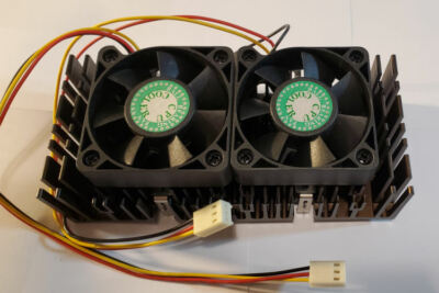 Evercool HT-K7-5BX2 Pentium2/3 AMD K7 Dual 50mm Fan CPU Cooler