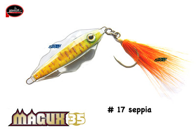 MOLIX MAGUX 35 COLORE SW 17 SEPPIA 35 GR PESCA MARE  ARTIFICIALE SPINNING