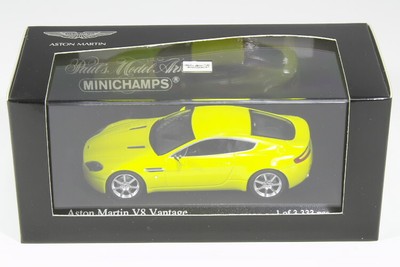 1/43 Aston Martin V8 Vantage Geneve Presentation Yellow 2005