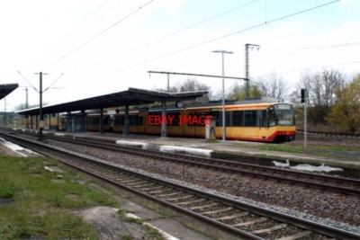 PHOTO  GERMANY EUTINGEN-IM-  GAU-BHF TRAM NO 905