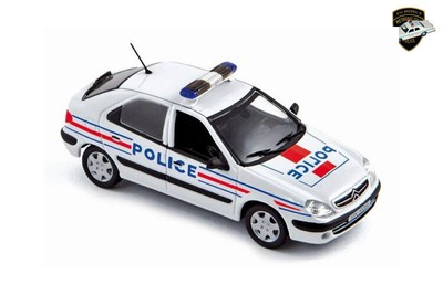 CITROËN XSARA 2 2001 Voiture police nationale France 1/43 NOREV 154321