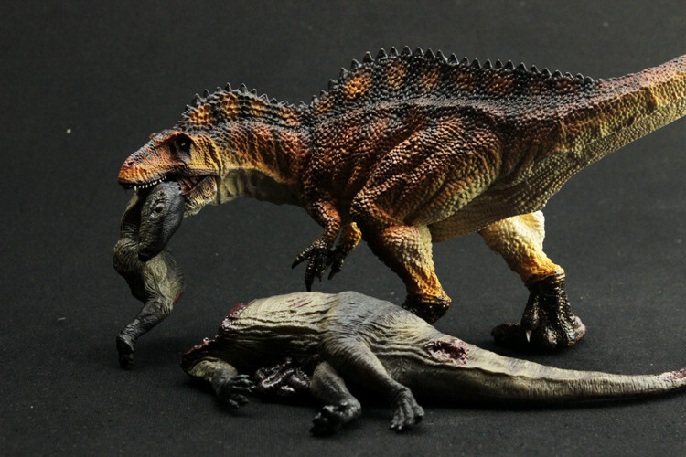 Spinosaurus with prey action figure toy model Predator ...