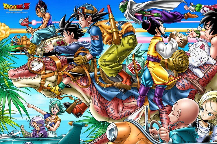 Dragon Ball Z Go-Go Paradise Ensky 1000 Piece Jigsaw Puzzle
