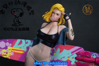 Long Studio Dragon Ball Android 18 1/6 Animation Figure Statue Model B Version