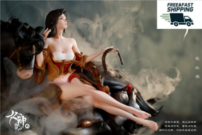 MuLan Resin Model Painted Statue In Stock WOMO Studio H45cm