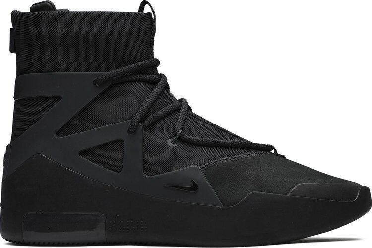 Size 9.5 - Nike Air Fear of God 1 Triple Black 2020 for sale 