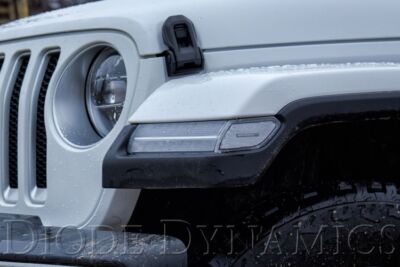 Clear LED Sidemarkers for 2018-2023 Jeep JL Wrangler (pair) Diode Dynamics