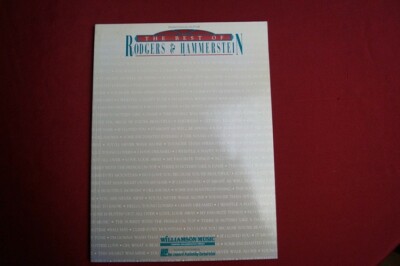 Rodgers & Hammerstein - The Best of . Songbook Notenbuch. Piano Vocal Guitar PVG