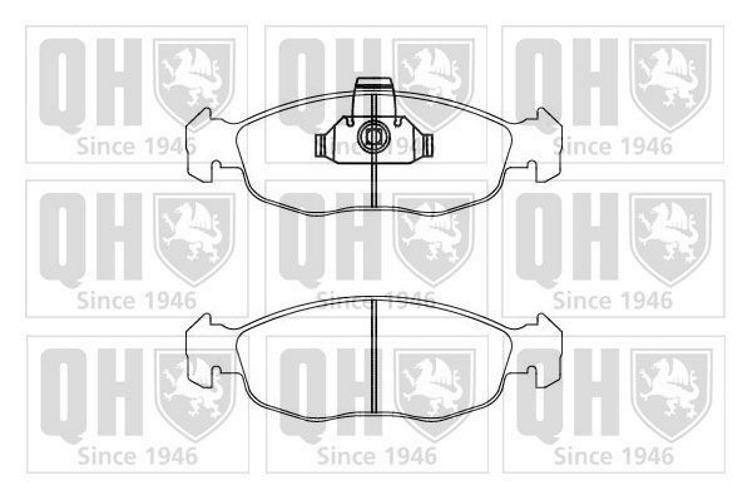 Quinton Hazell Bp871 Plaquettes De Freins Avant Convient Pour Peugeot 205 Kasten